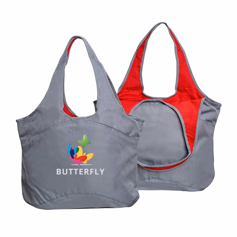 Gray Village Zipper Tote Bag