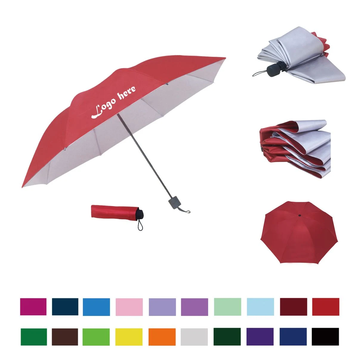Collapsible Umbrella For Sun And Rain 1