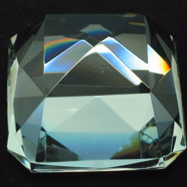 Square Shape Crystal Diamond Paperweight