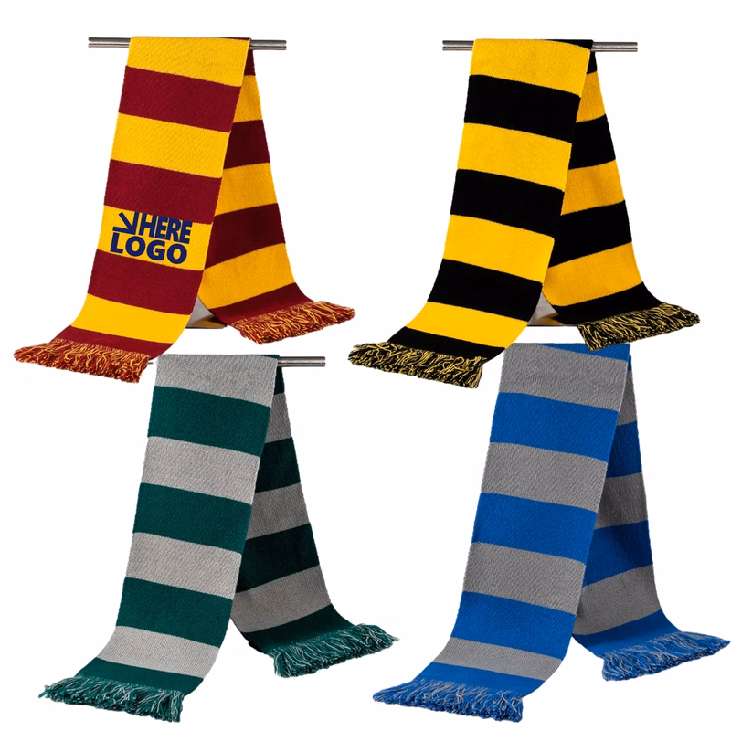 Knitted Acrylic Scarf With Tassel MOQ 100PCS