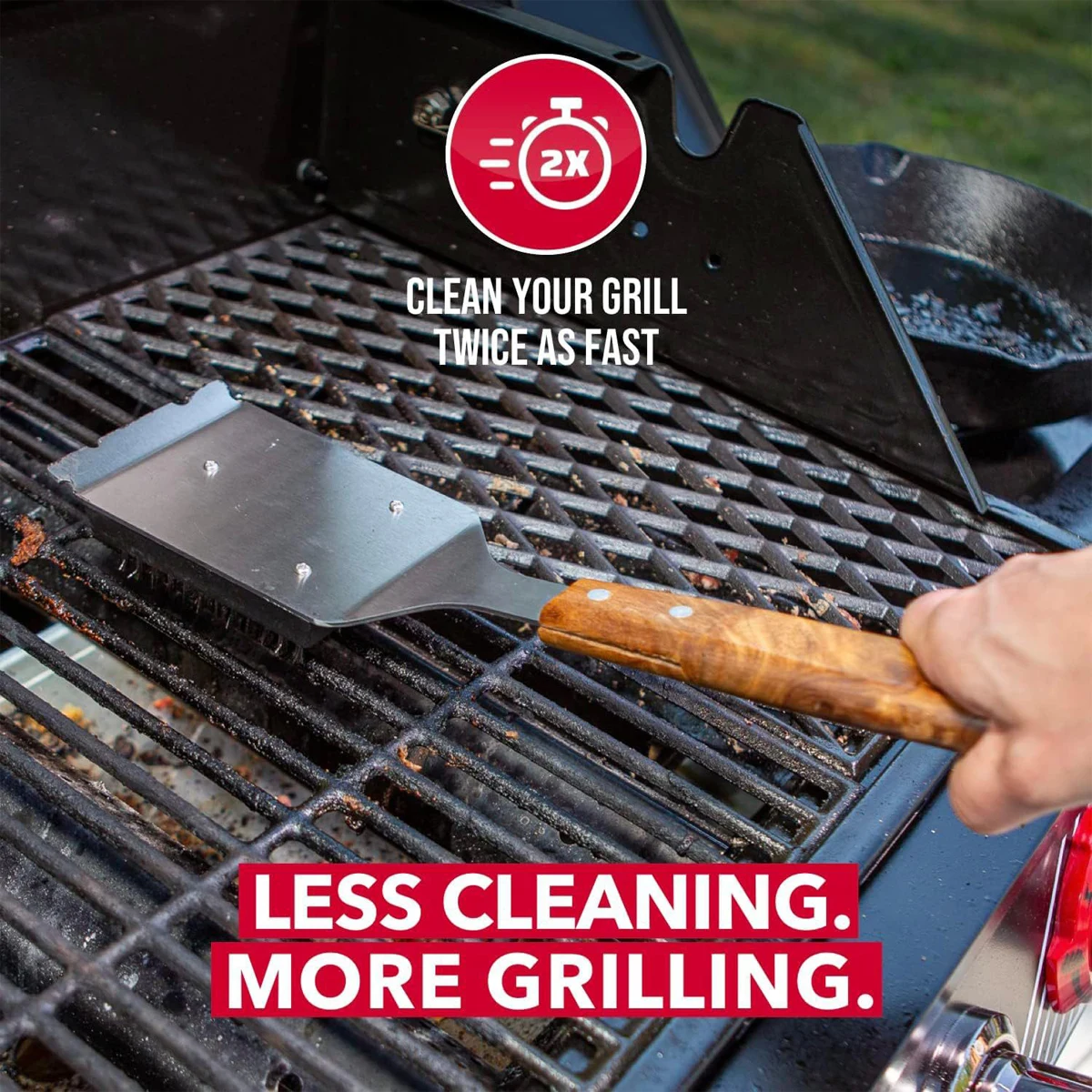 BBQ Aid Grill Brush and Scraper 1