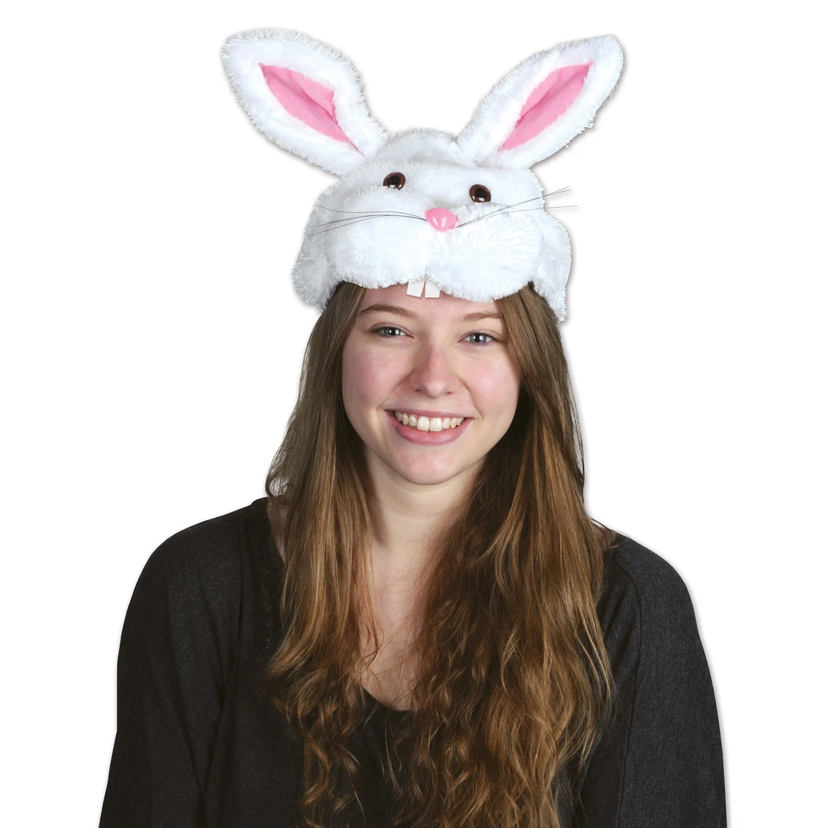 Plush Bunny Head Hat 1