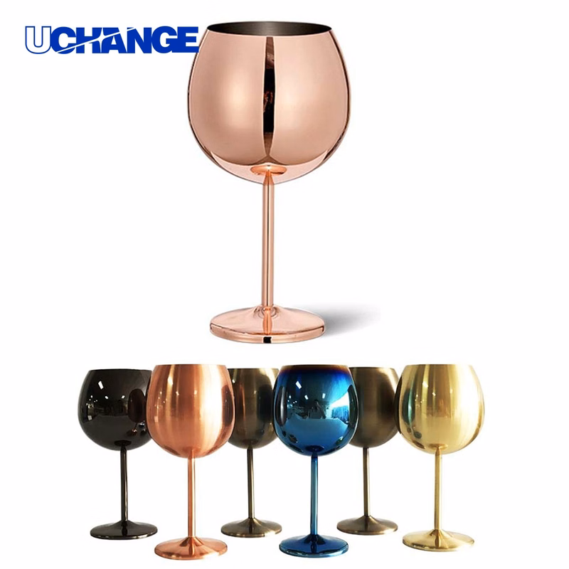 Stainless Steel Champagne and Wine Glass