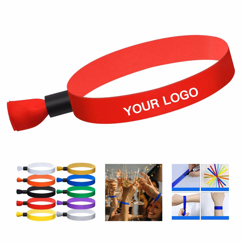 Custom Printed Polyester Wristbands for Music Events