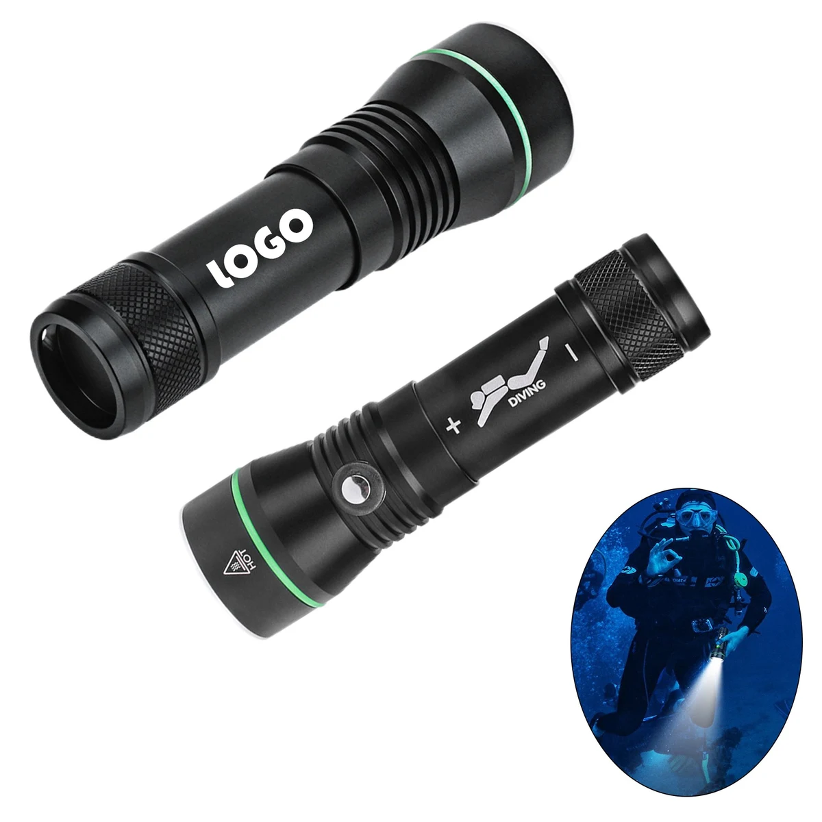 Portable Diving Flashlight 1