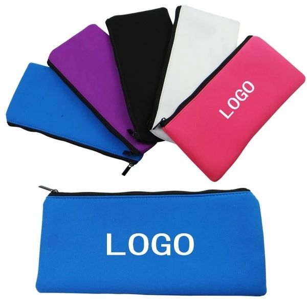 Neoprene Zippered Pencil Pouch 1