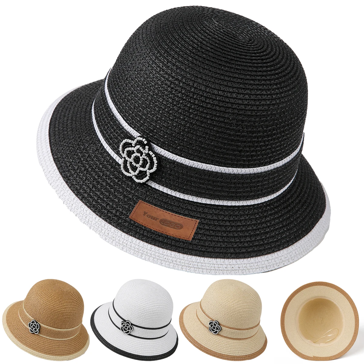 Straw Foldable Sunscreen Hat 1