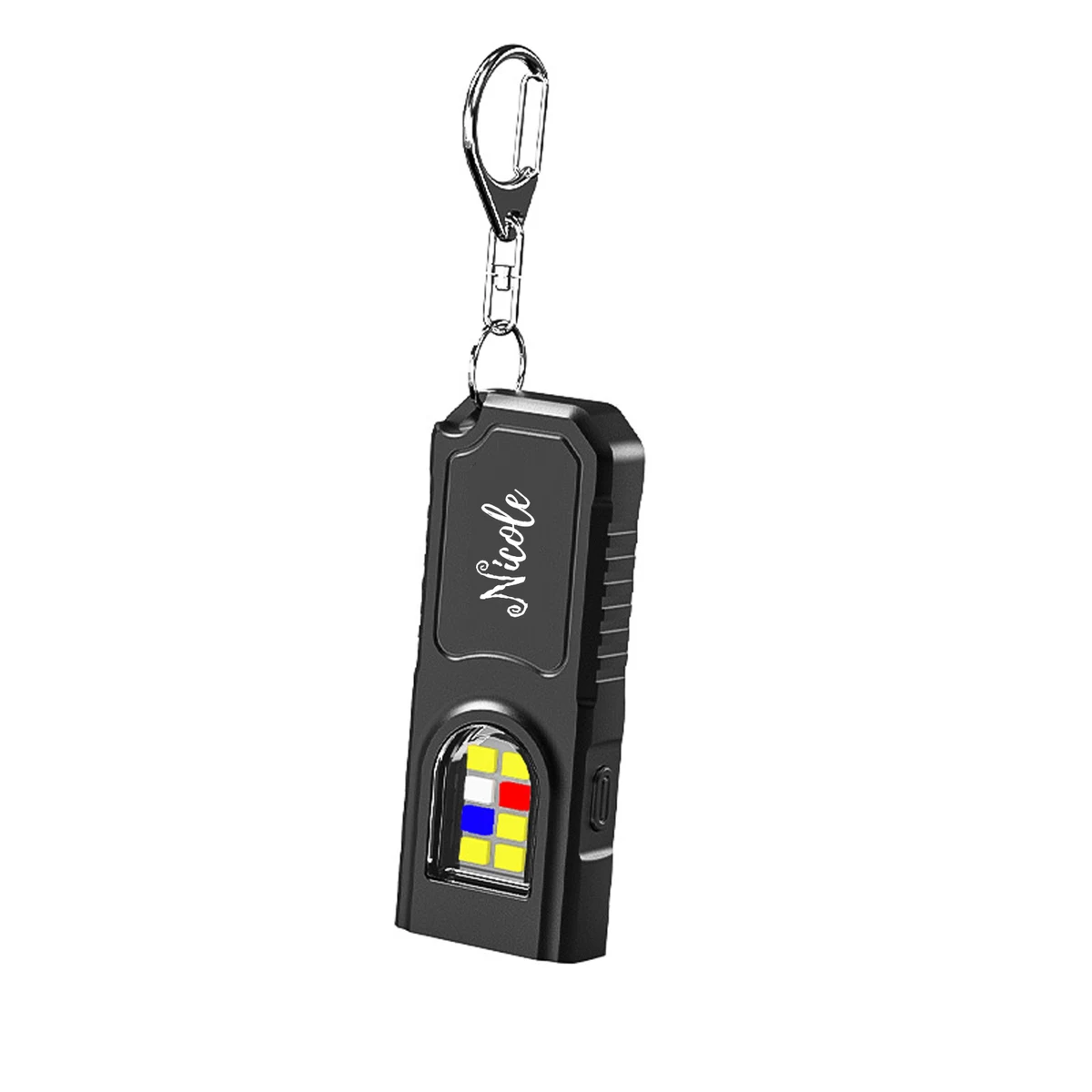 Mini Clip On LED Work Flashlight w/ Key Chain 1