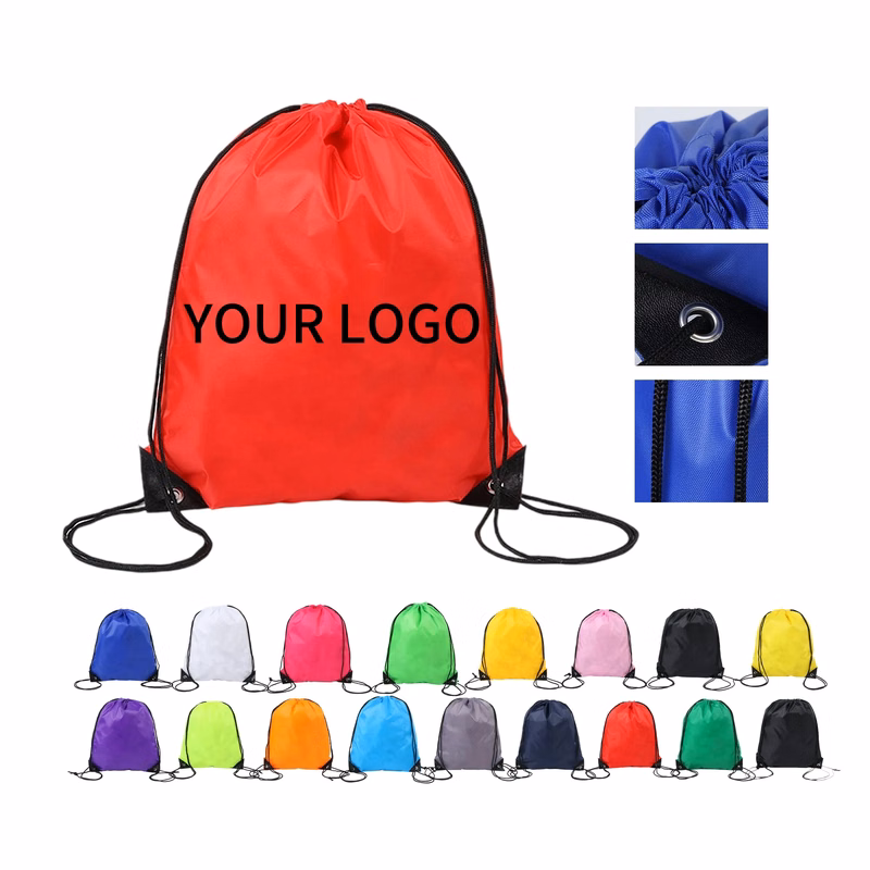 210D Polyester Drawstring Gym Bag