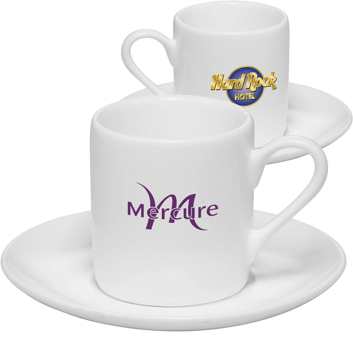 3 oz. Porcelain Espresso Cups w/ custom imprint 1