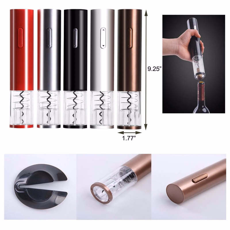 Electric Wine Bottle Opener With Foil Cutter
