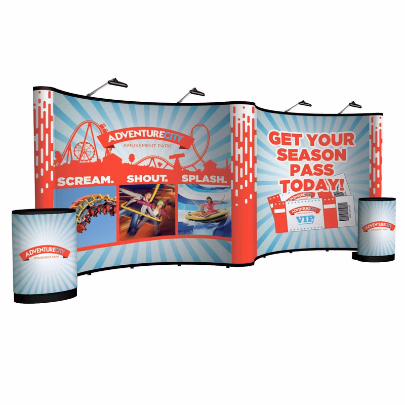 20' Gullwing Show 'N Rise Floor Display Kit (Full Mural)