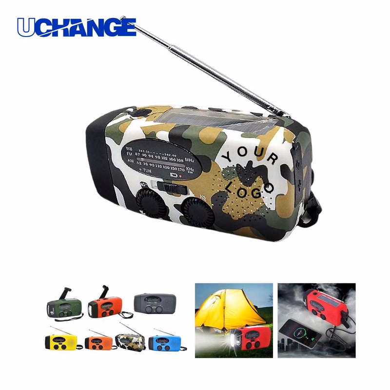 Solar and Hand Crank Emergency Radio with Flashlight for Emergencies