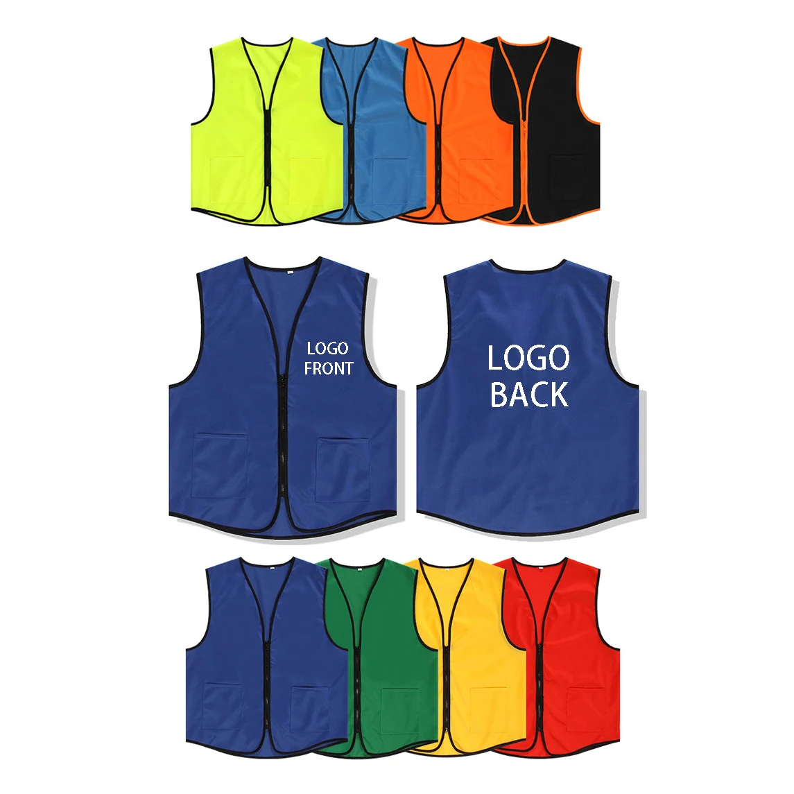 Swimming Polyester Volunteer safety Vest 1