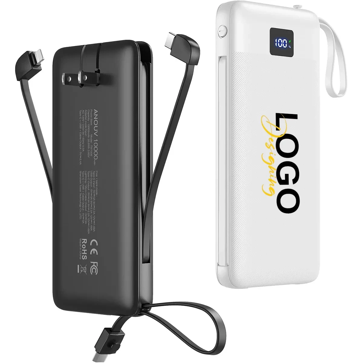 10000mAh Power Bank with Wall Plug 1