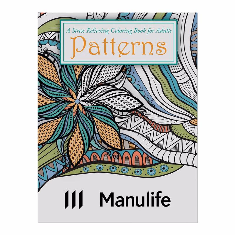 Patterns Stress Relieving Coloring Book for Adults
