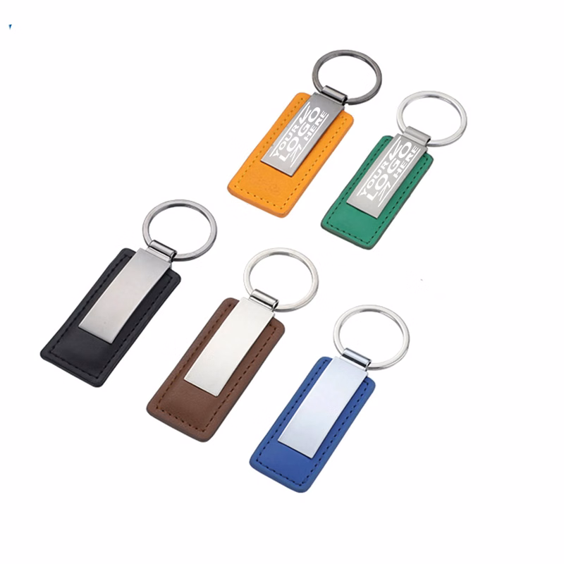 PU Metal car keychain