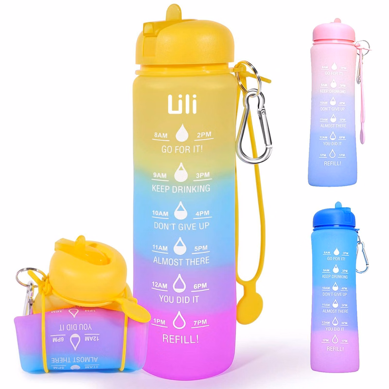 Silicone Collapsible Colourful Water Bottle