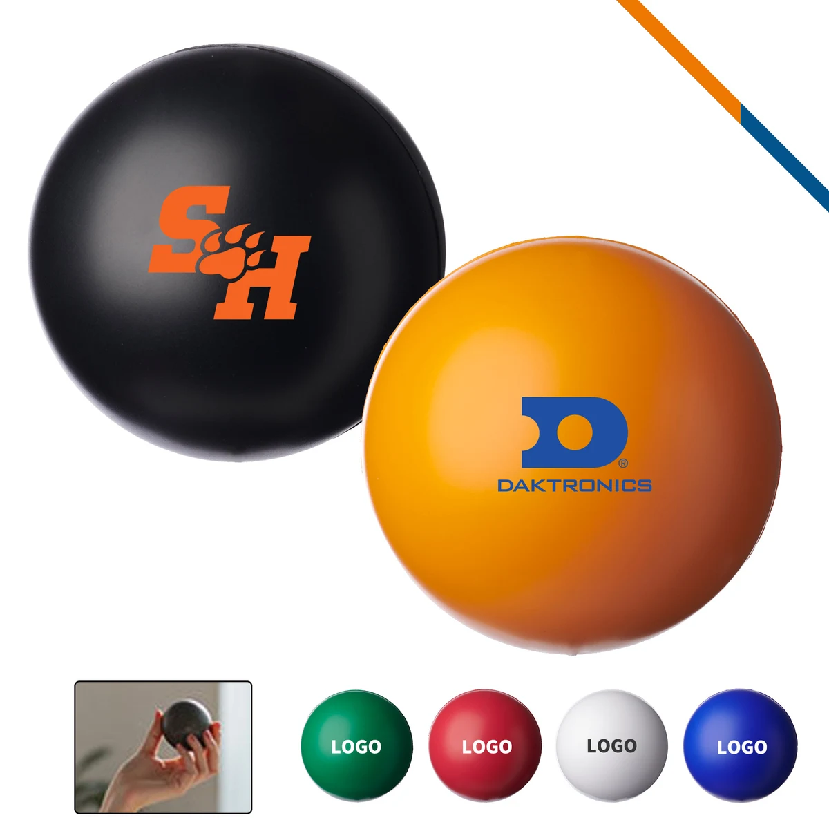 Cassidy Round Foam Stress Ball 1