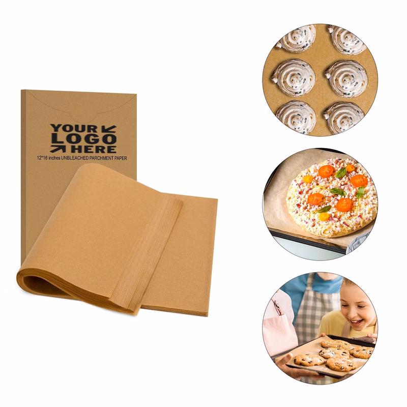 8 Inch 200 Pack Unbleached Sheepskin Parchment Paper