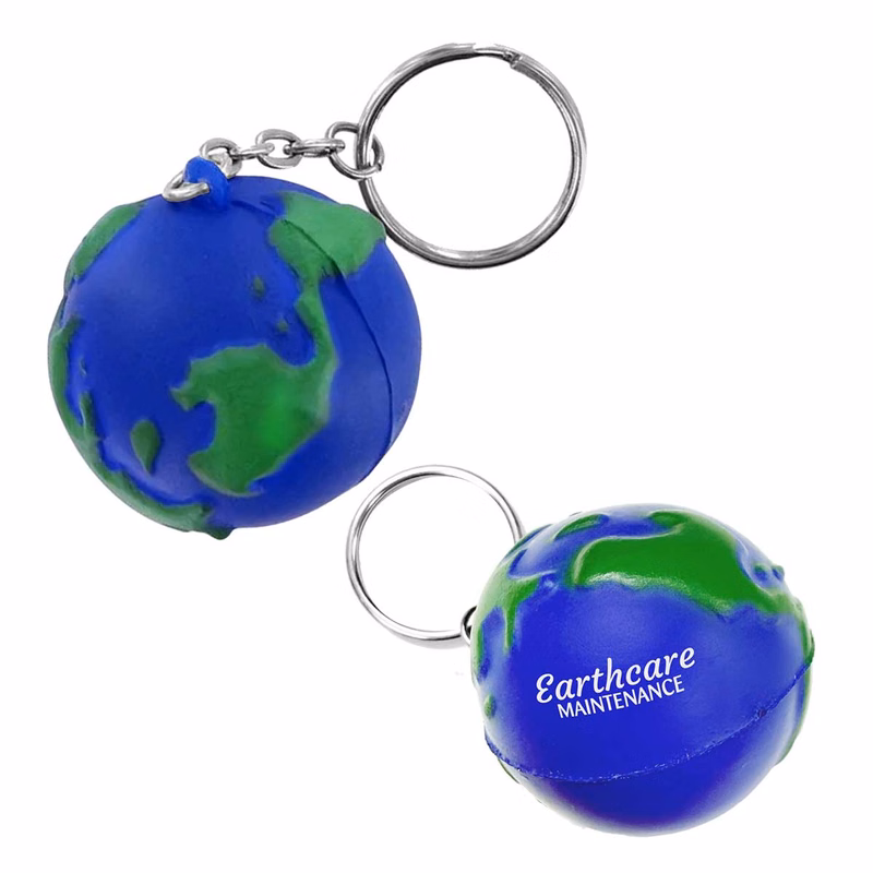 Globe Stress Reliever Keychain
