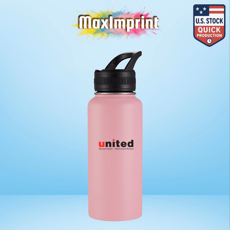 MaxImprint 32oz Stainless Steel Water Bottle