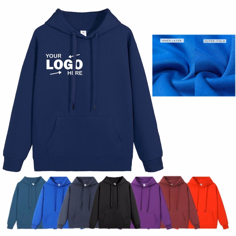 100% Cotton Unisex Casual Sports Hoodie