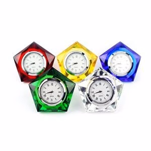 Crystal Diamond Clock