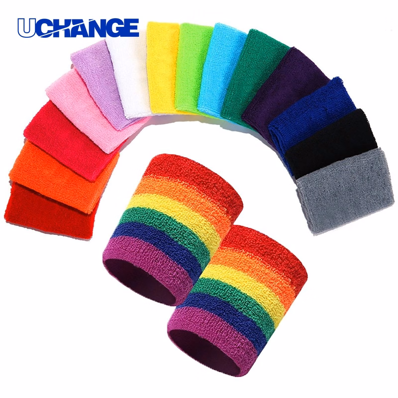 Embroidered Sports Sweatband Wrist Guard