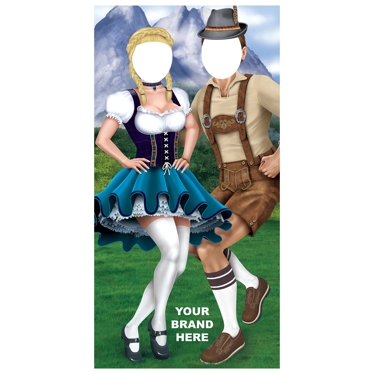 Oktoberfest Couple Photo Props Stand-Ups 1
