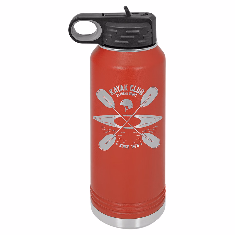 Polar Camel 32 oz. Red Water Bottle