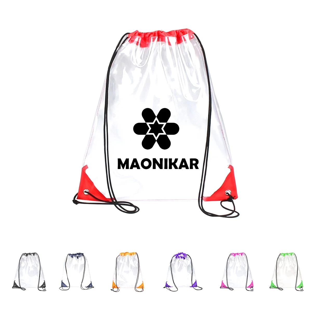 PVC Clear Cinch Bag 1