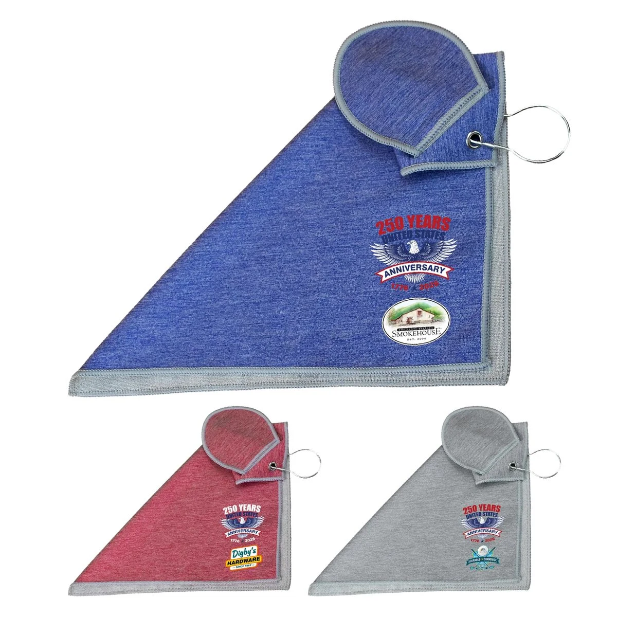 Patriotic Heather Golf Towel 1