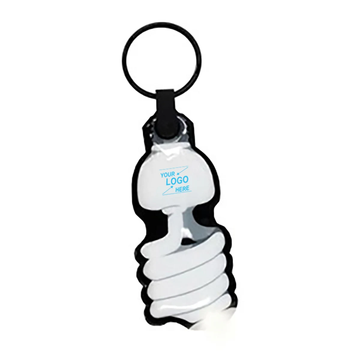 Spiral LED Light Up Keychain 1