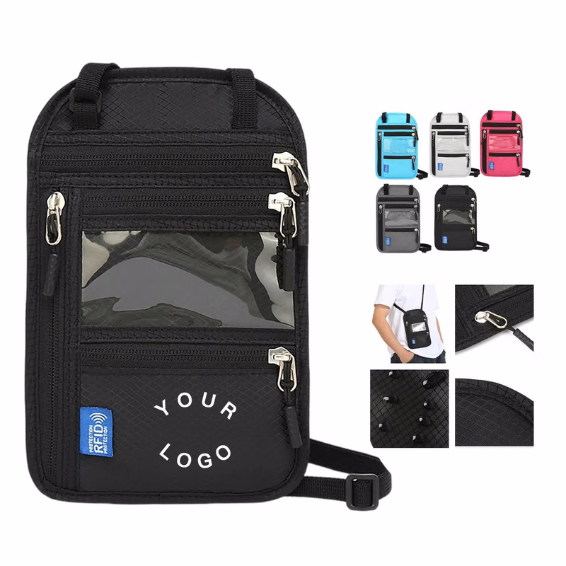 Nylon ID Holder with Multiple Pockets