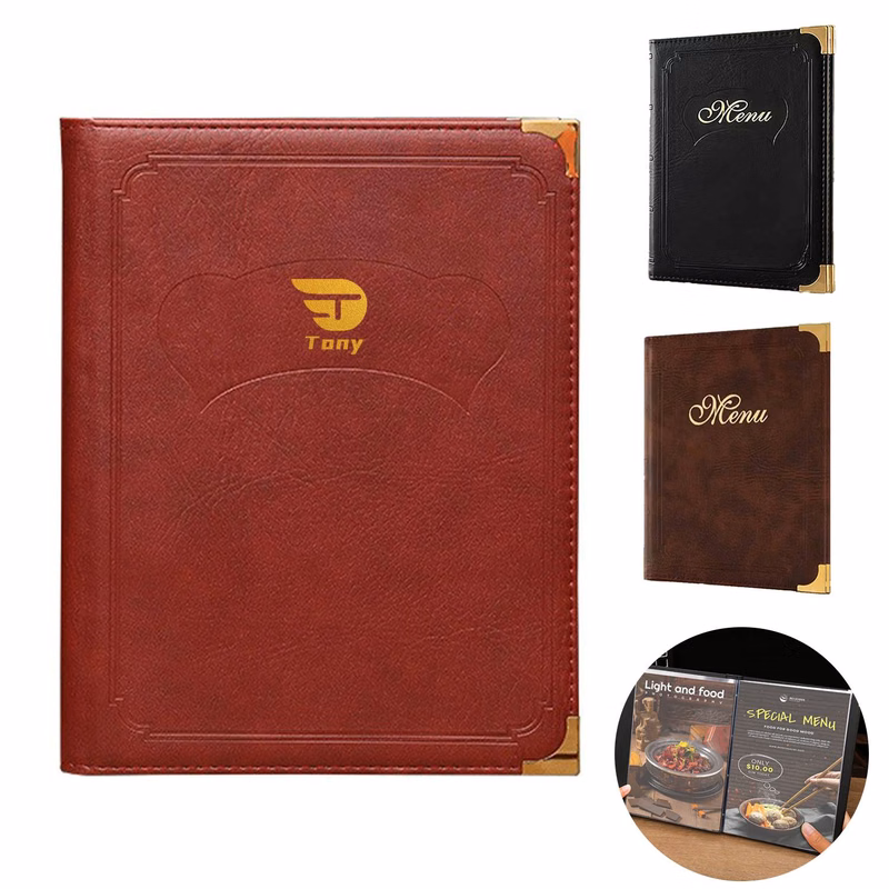 PU leather Menu Cover