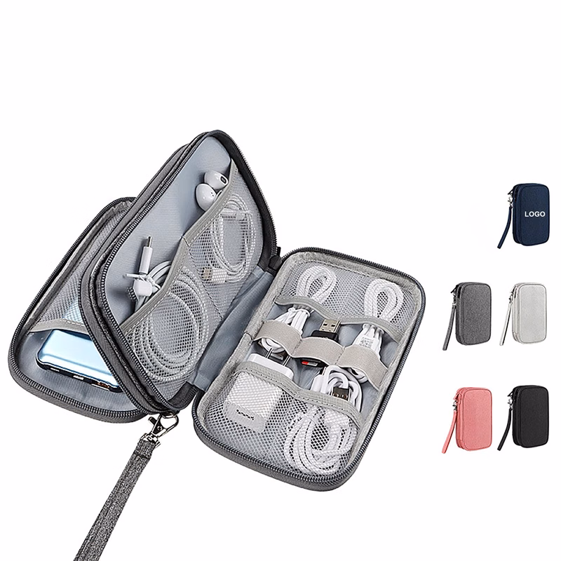 Canvas Double Layers Organizer Bag
