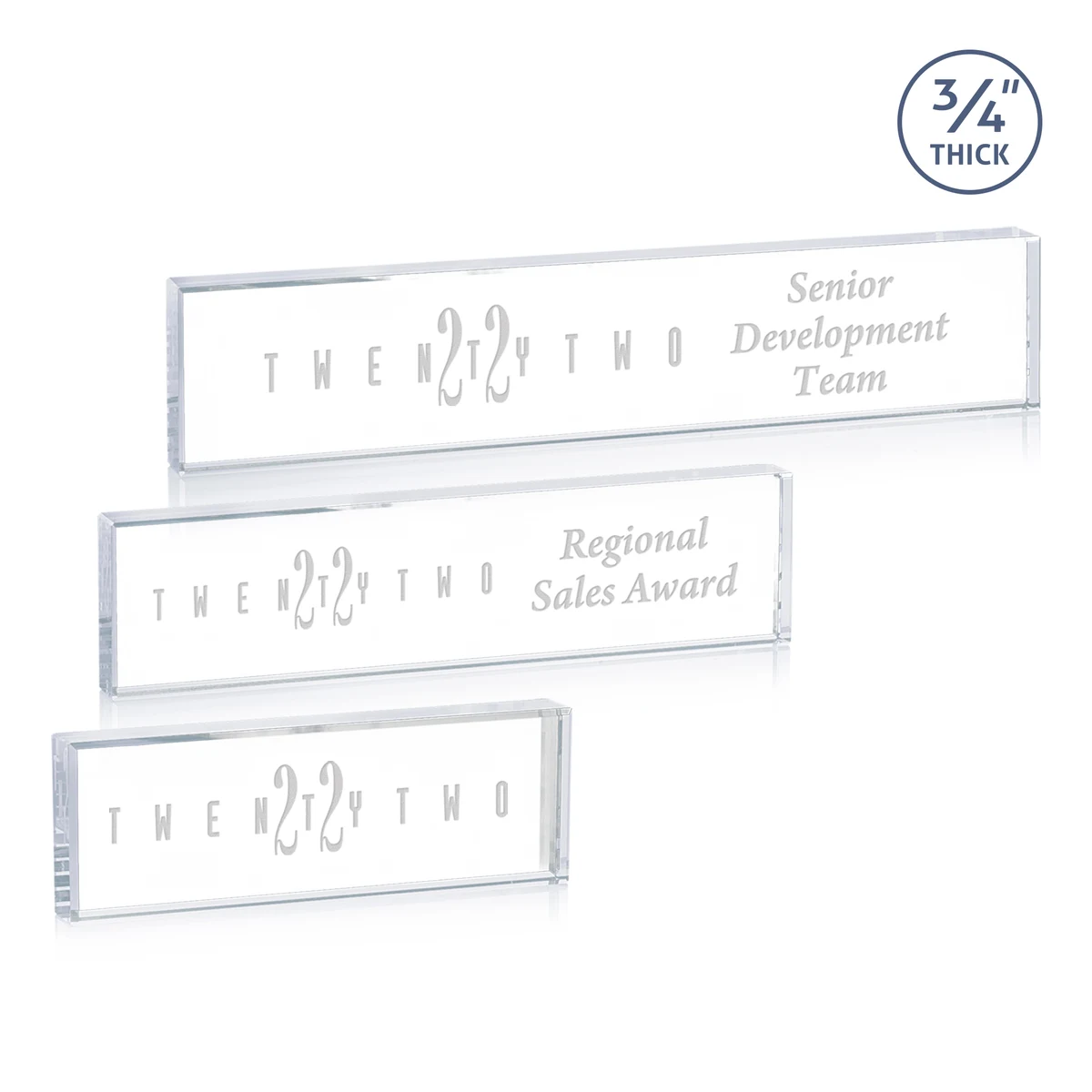 Lancaster Nameplate - Deep Etch 1
