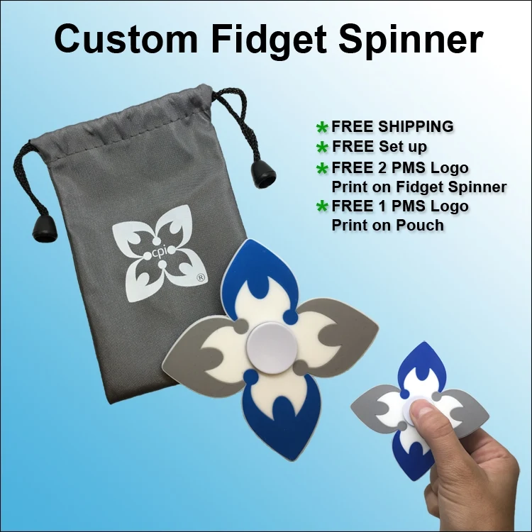 Custom Fidget Spinner with Free Pouch 1