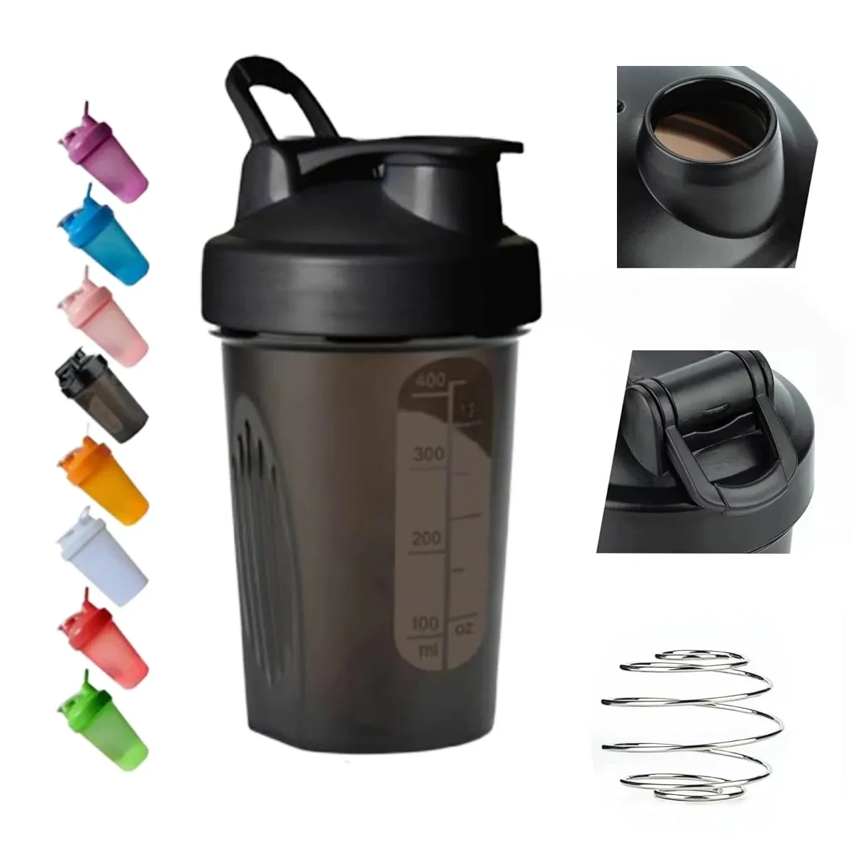 14oz Shaker Bottle Mixer Blender Cup 1