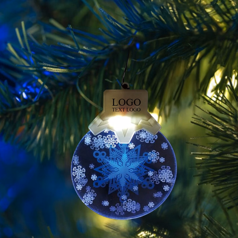 Snowflake LED Acrylic Light Ornament