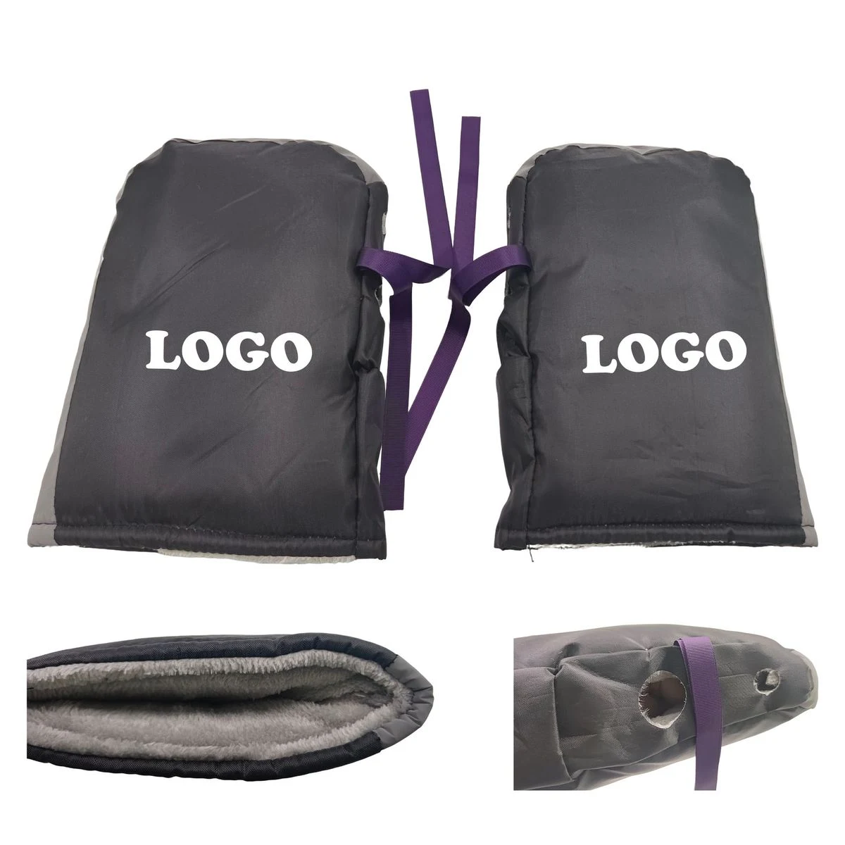 Winter Motorcycle Handlebar Covers 1