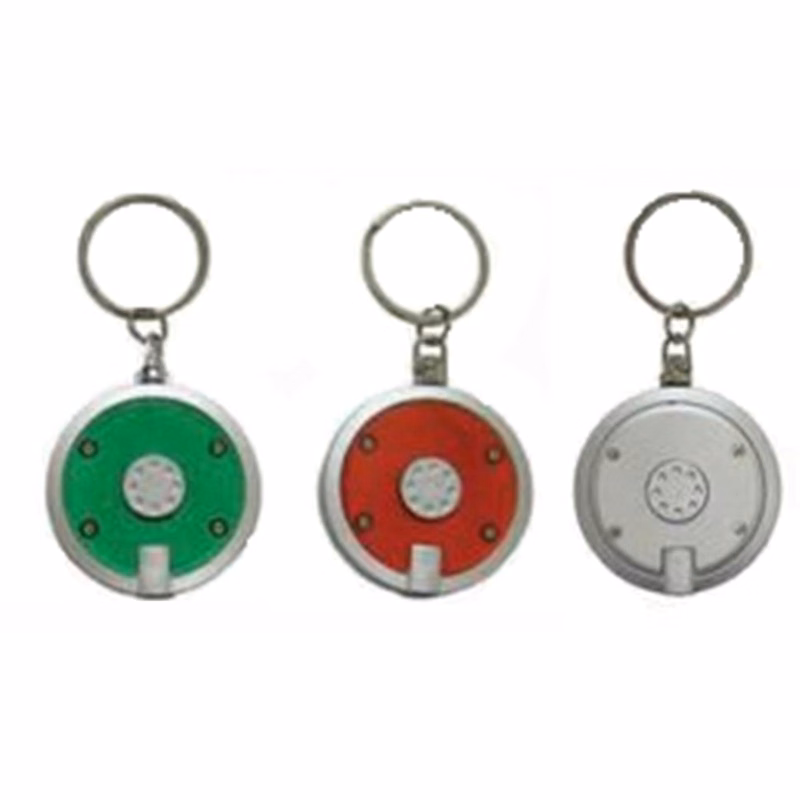 Round Key Tag with Flashlight