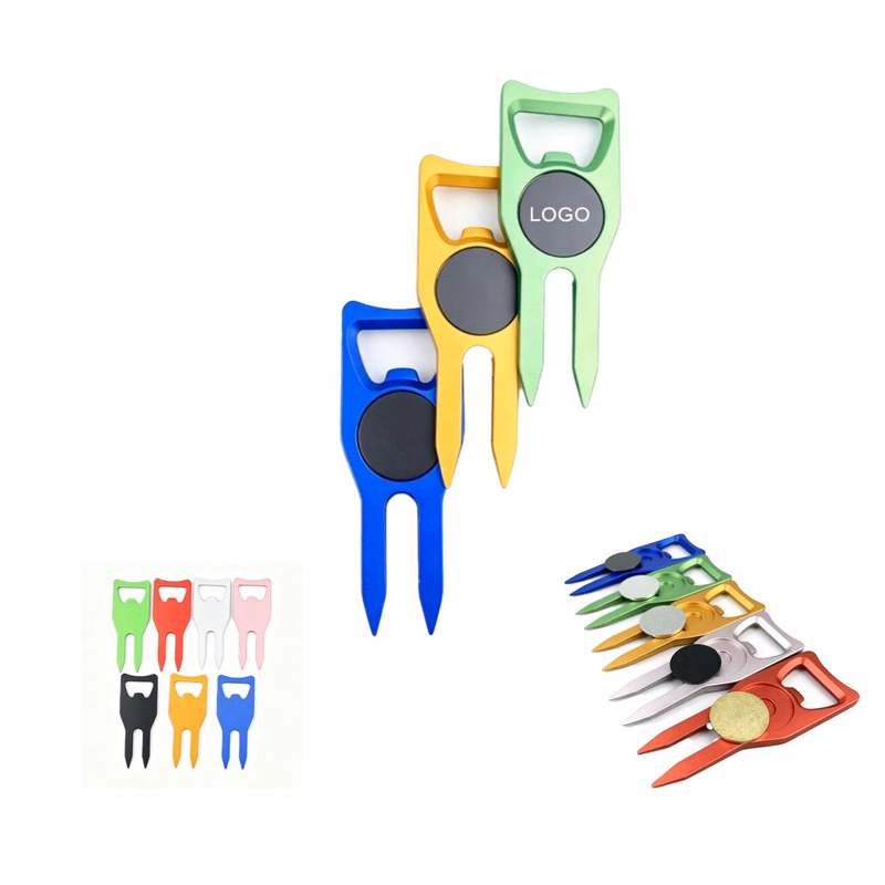 Multi Function Golf Divot Repair Tool Bottle Opener