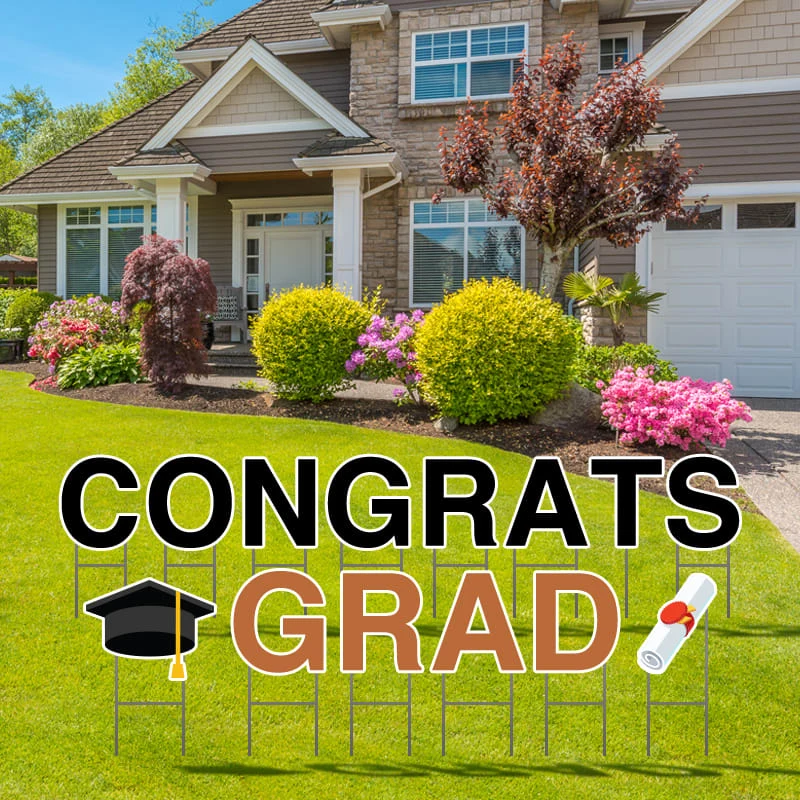Congrats Grad Yard Letters 1
