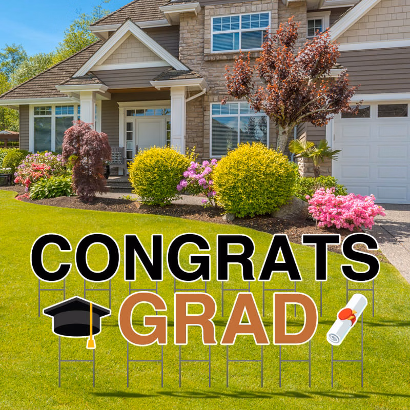 Congrats Grad Yard Letters