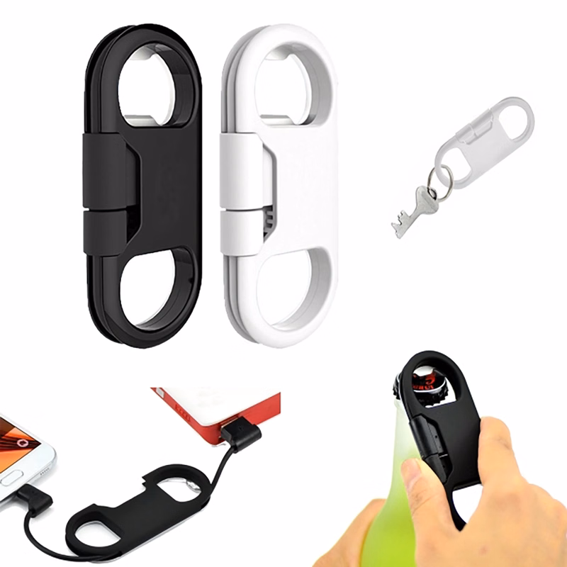 Keychain Bottle Opener Usb Charging Cord