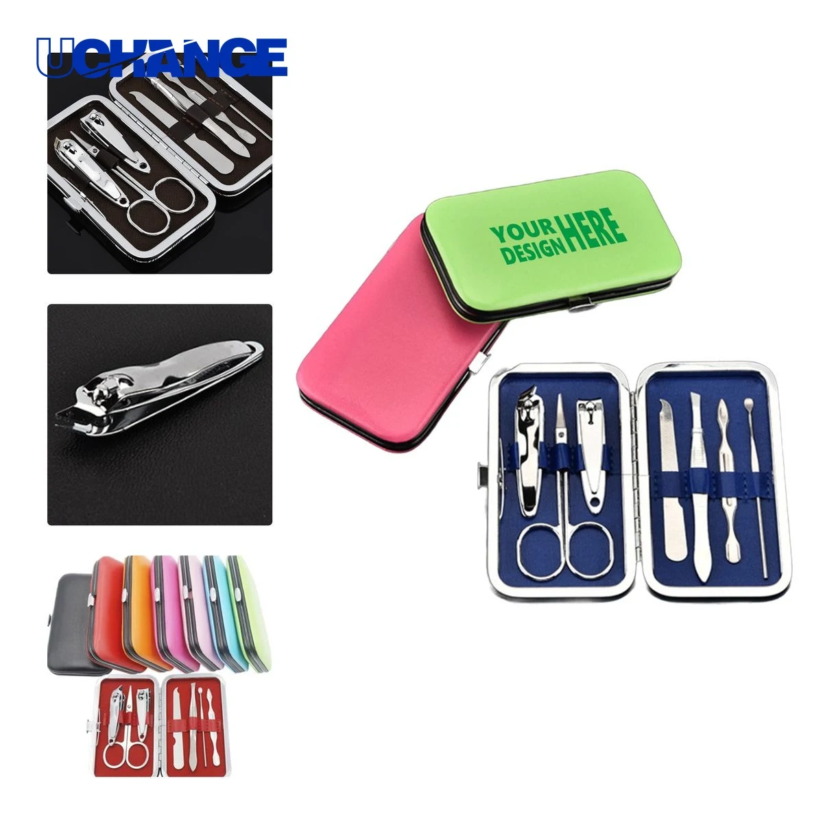 7-Piece Nail Clipper Set Manicure Kit 1