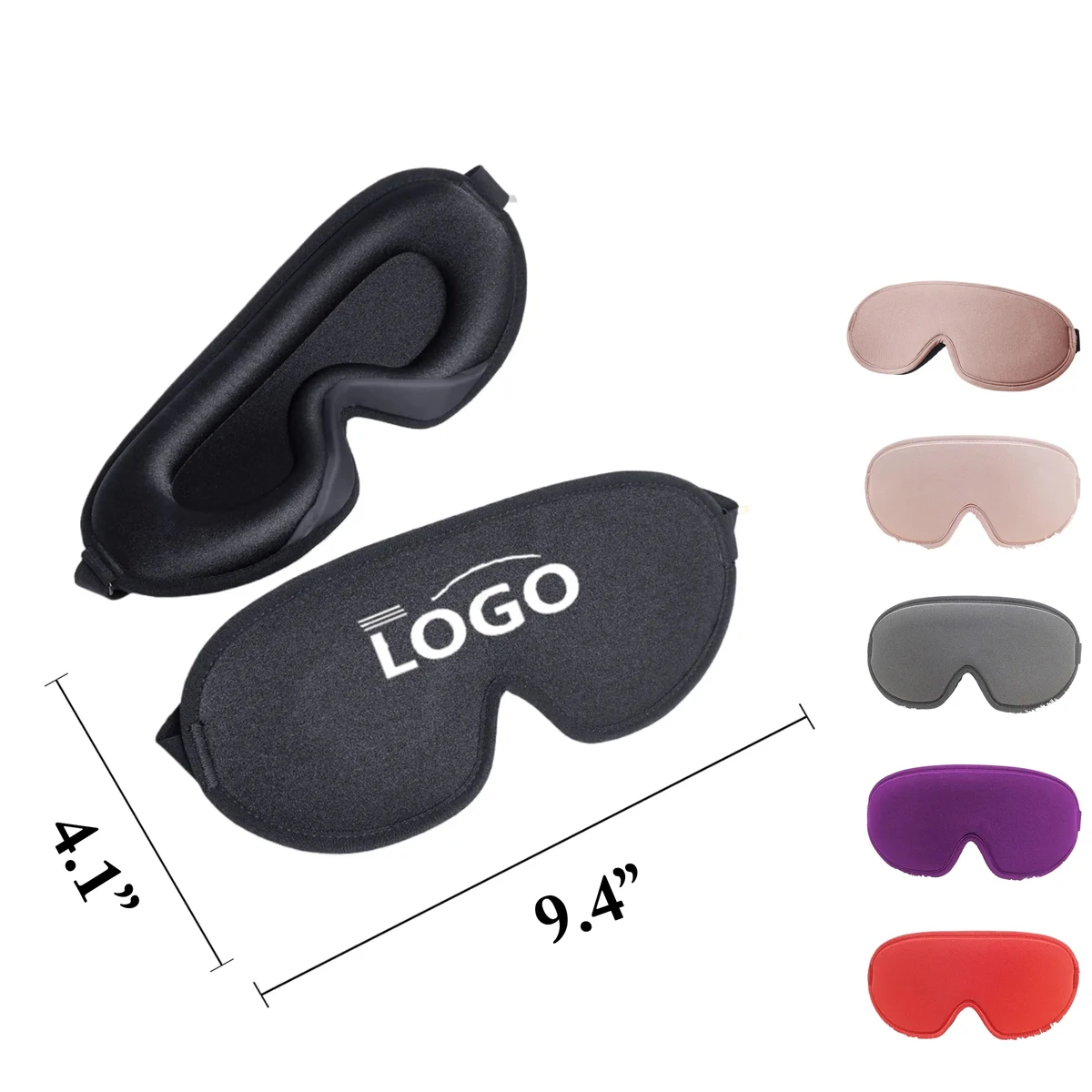 MOQ100 Lightweight 3D Sleep Mask Pressure Free 1
