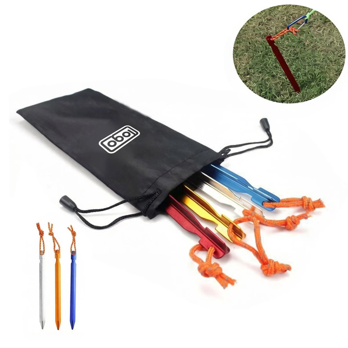 7.1-Inch Aluminum Tent Stake 1